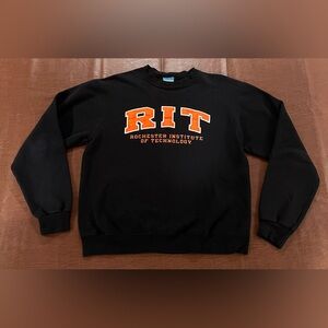Champion Rochester Institute of Technology Fleece Crewneck Sweatshirt - Size Med